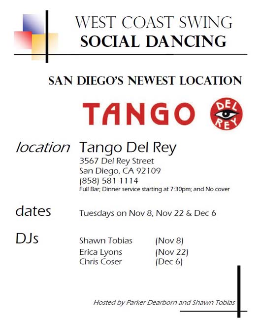 Tango Del Rey Flyer